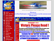 Tablet Screenshot of jetboatperformance.com